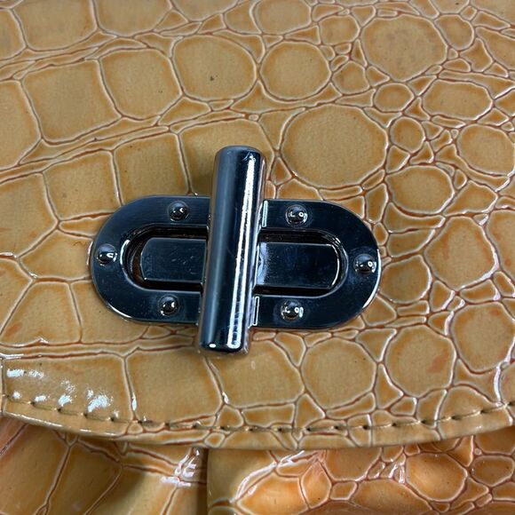 Main Street Collection Orange/Gold Clutch/Wristlet - Picture 3 of 6